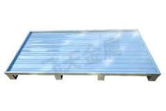 帶擋邊鐵托盤(pán) 防滑防墜落設(shè)計(jì) 重型倉(cāng)儲(chǔ)物流定制